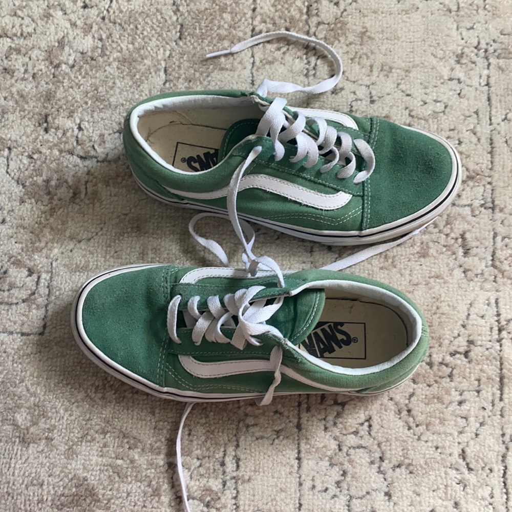 Size 6.5 Women’s Green Vans